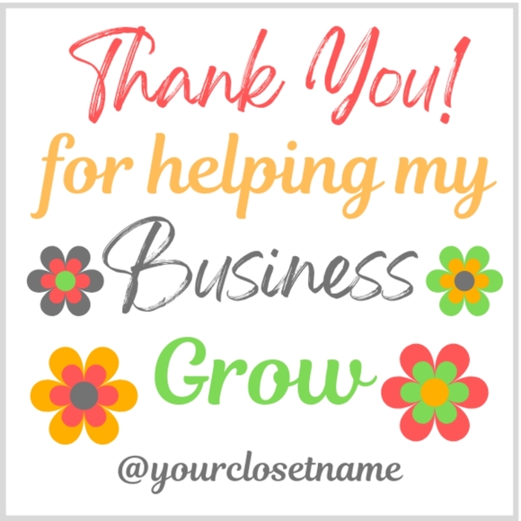 ♥️ 5x25 / 60 Thank you Rainbow Stickerd - Picture 1 of 3